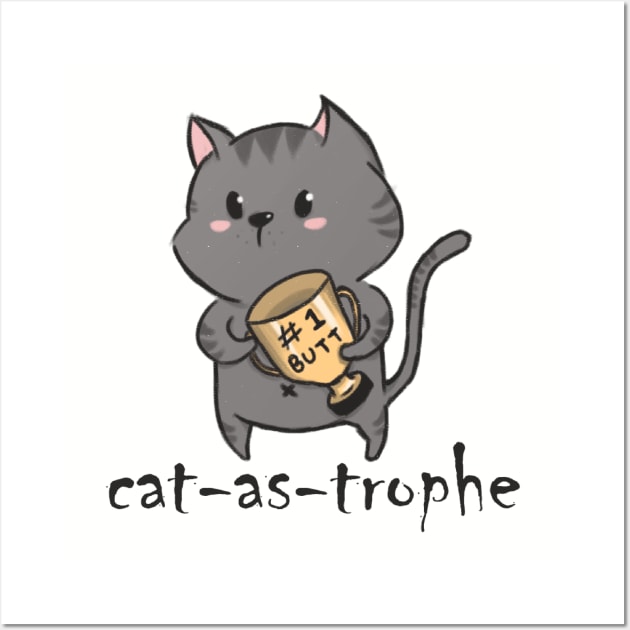 CAT-as-trophe | Grafck x NotPaperArt T-Shirt Wall Art by Grafck